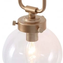 Uolfin LNC Mini Glass Globe Wall Sconce