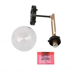 Hot Sale LNC Mini Glass Globe Wall Sconce - 1 Light 13 Hot Sale LNC Mini Glass Globe Wall Sconce - 1 Light