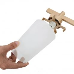 Hot Sale LNC Modern Gold Vanity Light With Glass Shades - 3 Lights