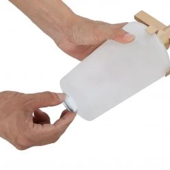 Hot Sale LNC Modern Gold Vanity Light With Glass Shades - 3 Lights