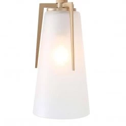 LNC Modern Gold Wall Lamp With Glass Shades - 3 Lights