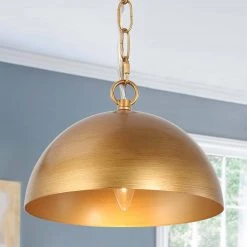 Google LNC Modern Antique Gold Pendant Light