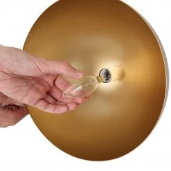 Google LNC Modern Antique Gold Pendant Light