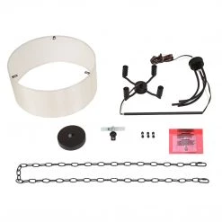 Lighting LNC Modern Chandelier, Cream Chandelier-Open Box