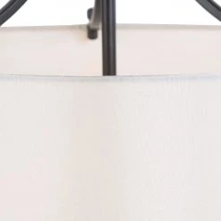 Lighting LNC Modern Chandelier, Cream Chandelier-Open Box