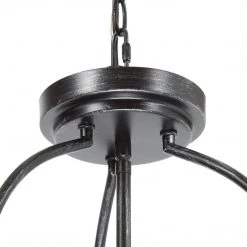 LNC Mini Lantern Chandelier, Rustic Chandelier-Open Box 22 LNC Mini Lantern Chandelier, Rustic Chandelier-Open Box