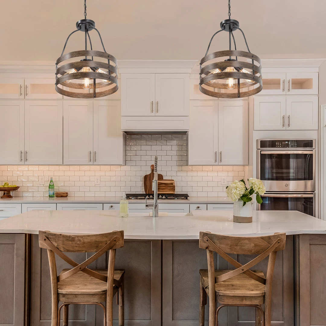 LNC Mini Lantern Chandelier, Rustic Chandelier-Open Box 4 LNC Mini Lantern Chandelier, Rustic Chandelier-Open Box