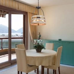 LNC Mini Lantern Pendant Light, Rustic Kitchen Island Pendant-Clearance