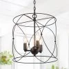 LNC Modern Drum Light, Black-3 Lights Modern Pendants