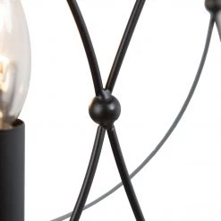 LNC Modern Drum Light, Black-3 Lights Modern Pendants