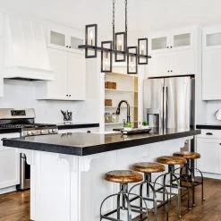 LNC Modern Beam Kitchen Island Chandelier-5 Lights 14 LNC Modern Beam Kitchen Island Chandelier-5 Lights