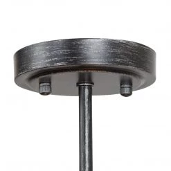 Hot Sale LNC Modern Semi Flush Ceiling Light, Black