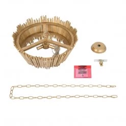 LNC Vintage Gold Chandelier-Open Box