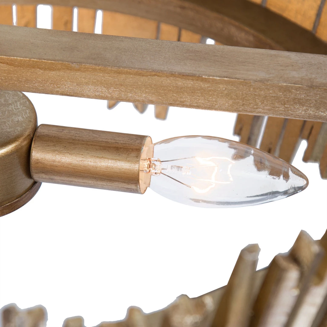 Lighting LNC Vintage Gold Modern Chandelier With Gold Stripes-3 Lights 13 Lighting LNC Vintage Gold Modern Chandelier With Gold Stripes-3 Lights