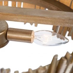 LNC Vintage Gold Chandelier-Open Box