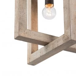 LNC Rectangle Farmhouse Kitchen Island Chandelier-4 Lights Hot Sale