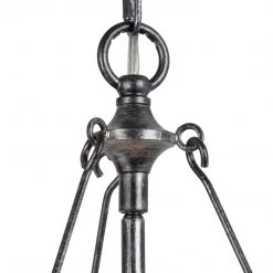 LNC Farmhouse Drum Chandelier-Clearance