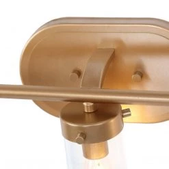 LNC Gold Vanity Light, 3 Light Vanity Light