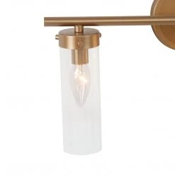 LNC Gold Vanity Light, 3 Light Vanity Light