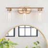 LNC Gold Vanity Light, 3 Light Vanity Light