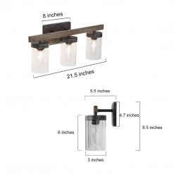 LNC Modern Farmhouse Bathroom Vanity Light-3 Lights Hot Sale