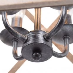 LNC Farmhouse Geometric Lantern -Foyer & Kitchen Island-Clearance Lighting