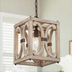 LNC Small Rustic Cube Lantern