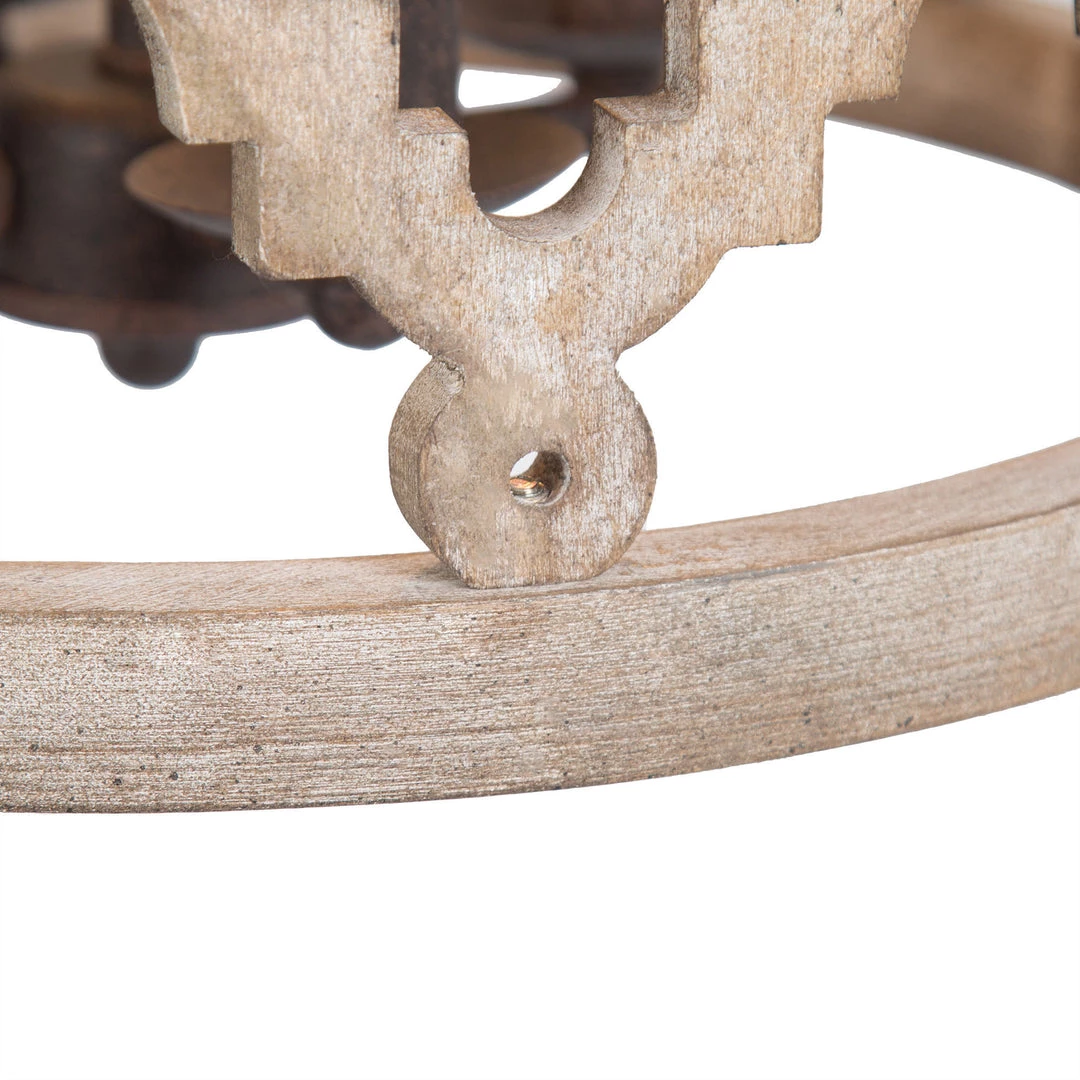 LNC Farmhouse Wood Lantern-4 Light 10 LNC Farmhouse Wood Lantern-4 Light