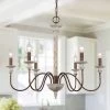 LNC White French Country Chandelier- 6 Lights Hot Sale 2 LNC White French Country Chandelier- 6 Lights Hot Sale