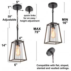 LNC Modern Farmhouse Pendant Lighting, Minimalist Pendant Light 14 LNC Modern Farmhouse Pendant Lighting, Minimalist Pendant Light