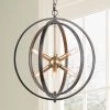 LNC Modern Globe Chandelier-3 Lights