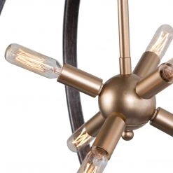 LNC Modern Globe Chandelier-3 Lights