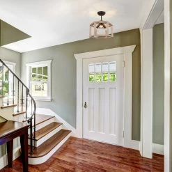 LNC Lantern Pendant, Farmhouse Kitchen Island Lighting-3 Lights-Clearance