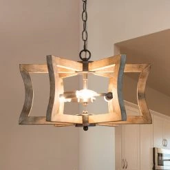 LNC French Country Lantern-6 Lights