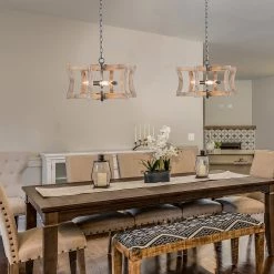 LNC French Country Lantern-6 Lights