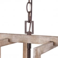 Google Hot Sale LNC Rustic Island Lantern Chandelier-4 Lights