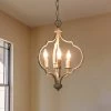 Hot Sale LNC White French Country Chandelier-3 Lights 1 Hot Sale LNC White French Country Chandelier-3 Lights