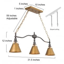 LNC Modern Kitchen Island Lighting-Clearance