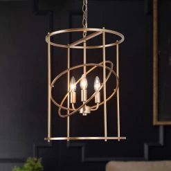 LNC Modern Lantern Chandelier-Clearance