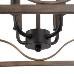 Hot Sale LNC Modern Farmhouse Lantern Chandelier-4 Lights