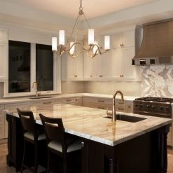 LNC Modern Candle Chandelier-6 Lights