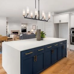 LNC Candle Kitchen Island Chandelier Open Box Lighting