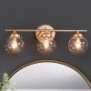 LNC Modern Bathroom Light-3-light, Polished Gold