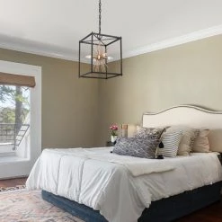 Modern LNC Gold Starburst Chandelier-4 Lights