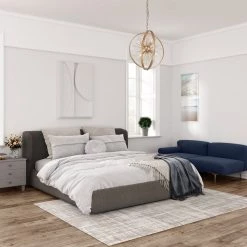 Modern LNC Globe Gold Starburst Chandelier-6 Lights