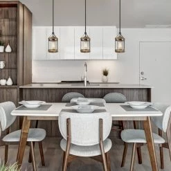 Hot Sale LNC Rustic Lantern, Mini Pendant, Light Grey