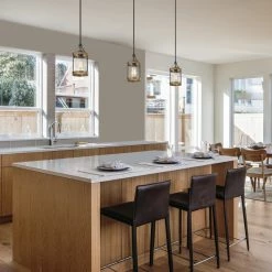 Hot Sale LNC Rustic Lantern, Mini Pendant, Light Grey