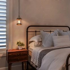 Hot Sale LNC Rustic Lantern, Mini Pendant, Light Grey