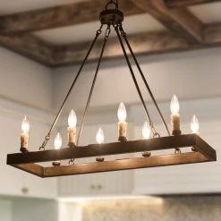 LNC Vintage Kitchen Island Chandelier-Clearance Lighting