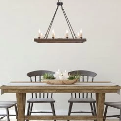 LNC Vintage Kitchen Island Chandelier-Clearance Lighting